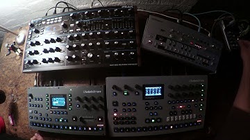 Keeping it simple - Elektron Octatrack & Analog Four MKII, Novation Peak & Roland TB-03