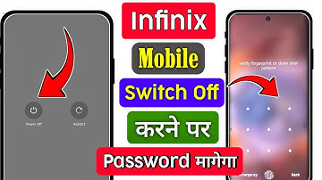 infinix mobile switch off password kaise lagaye | imfinix mobile switch off password | infinix phone