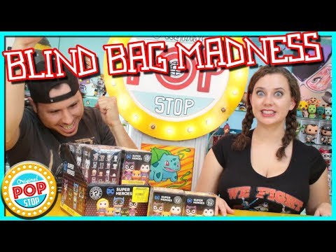 Funko Mystery Mini Haul! GameStop Clearance | BLIND BAG MADNESS | DC Super Heroes FULL CASE UNBOXING