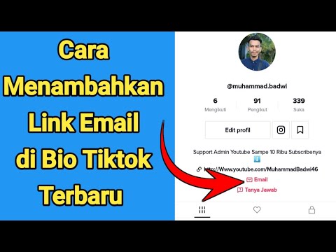 Cara Menambahkan Link Email Di Bio Tiktok Terbaru