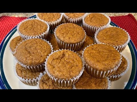Applesauce Muffins | Made with Butternut Squash | Healthy Baking | No Sugar Recipe | Pure Raw Honey