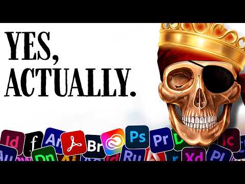 Pirating Adobe is So GOOD, Actually