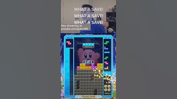 WHAT A SAVE! WHAT A SAVE! WHAT A SAVE! #tetris #tetris99