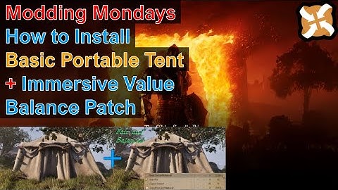 Modding Mondays - Oblivion Remastered - How to Install Basic Portable Tent