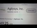  agilysys inc agys stock trading facts 