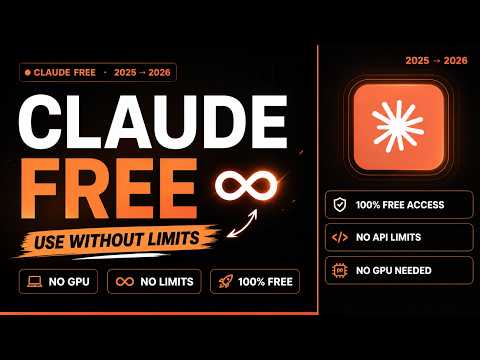 Use Claude Code Unlimited for FREE 🚀 (2026 Full Setup Guide)