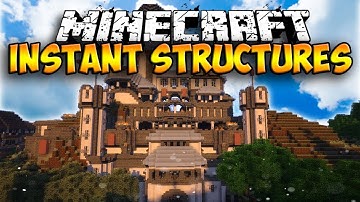 Minecraft Instant Structures Mod Review
