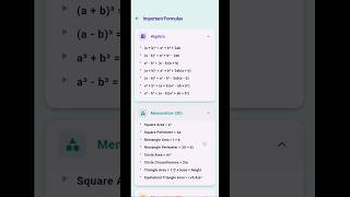 Learn Important Formulas on Maths Yoddha App for SSC, Banking and Railway Exams Students