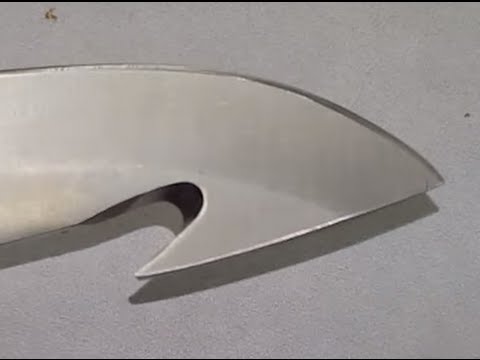 ↪️How to SHARPEN Your Gut Hook EDGE Knife Blade↩️ 