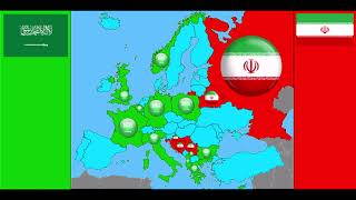 ايران  vs  السعودية  الدولة الاكثر شعبية