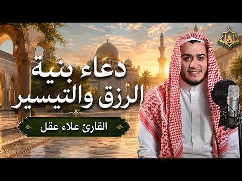 دعاء بنية الرزق والتيسير وتفريج الهم 🤲 دعاء مؤثر بصوت القارئ علاء عقل
