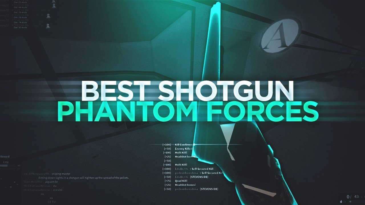 The Best Shotgun In Phantom Forces Roblox Youtube - roblox phantom forces best shotgun