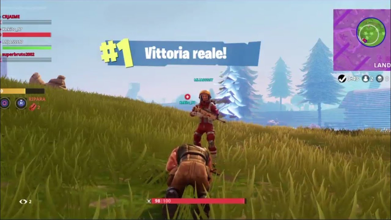 Prima Vittoria Reale - FORTNITE IN LIVE - YouTube
