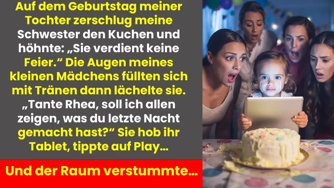 Meine Schwester lachte, als der Kuchen zerstört war – bis meine Tochter reagierte!