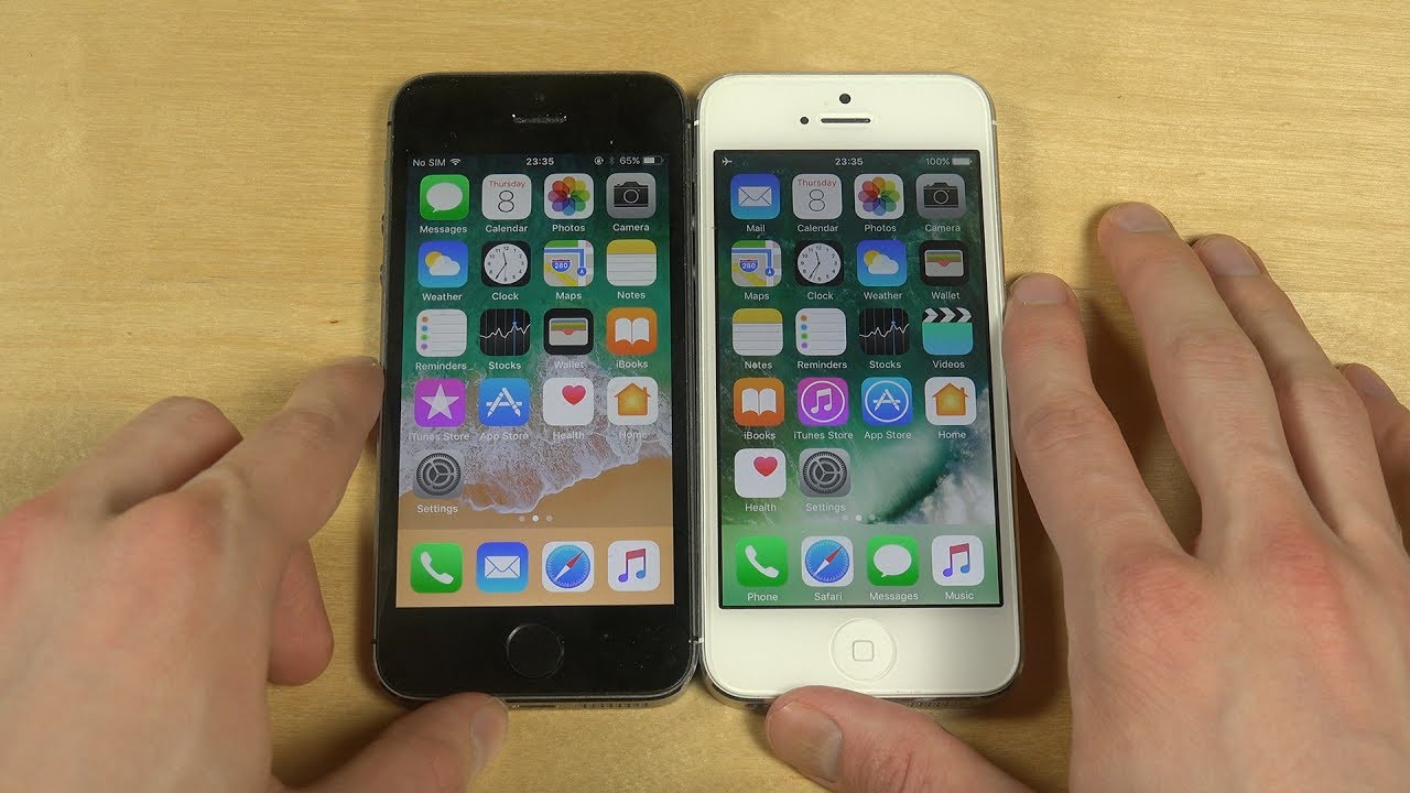 iPhone 5S iOS 11 Beta vs. iPhone 5 iOS 10 - Which Is Faster? - YouTube