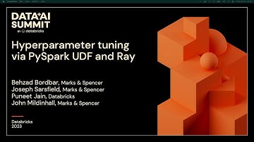 Hyperparameter Tuning Via Apache Spark™ and Ray