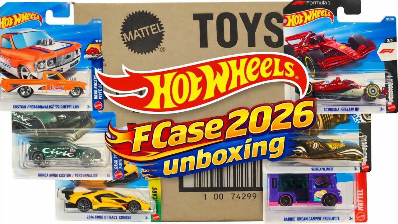 Hot Wheels 2026 F Case – What’s Inside?! 👀