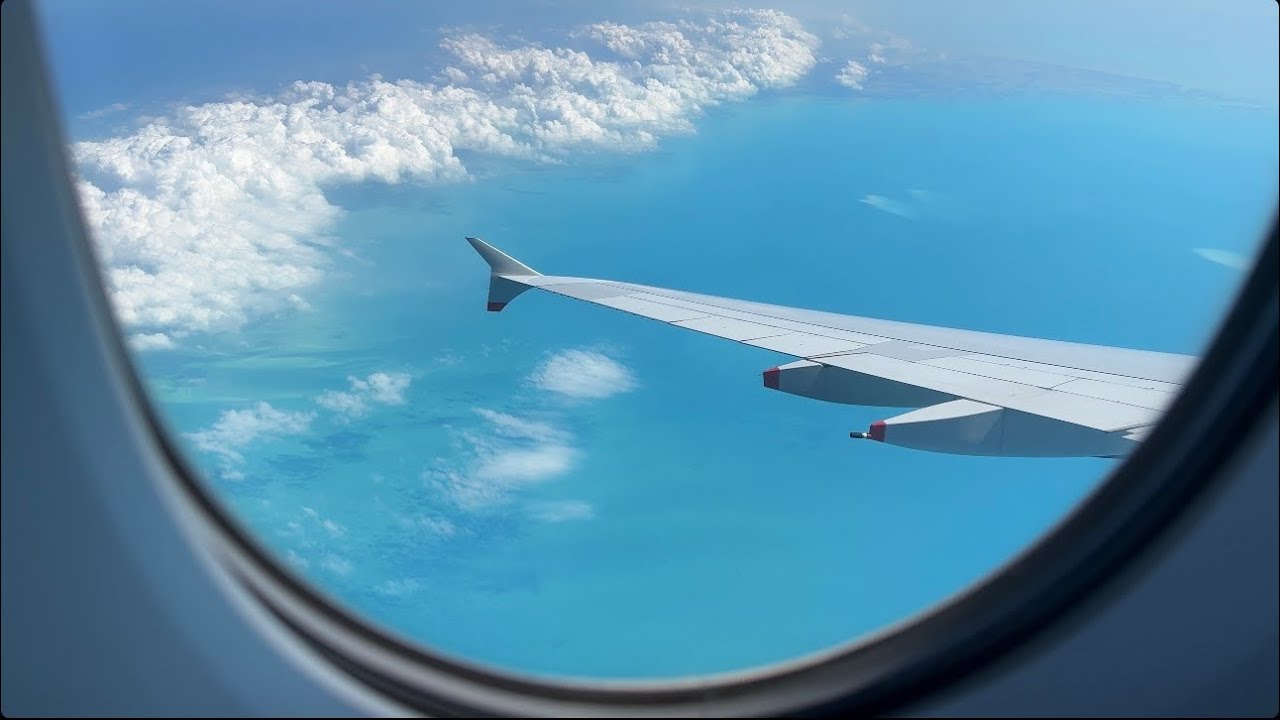 (4K) British Airways BEAUTIFUL Miami Beach Landing | A380 LHR-MIA