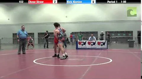 Men 152 - Chase Straw vs. Nick Klanian