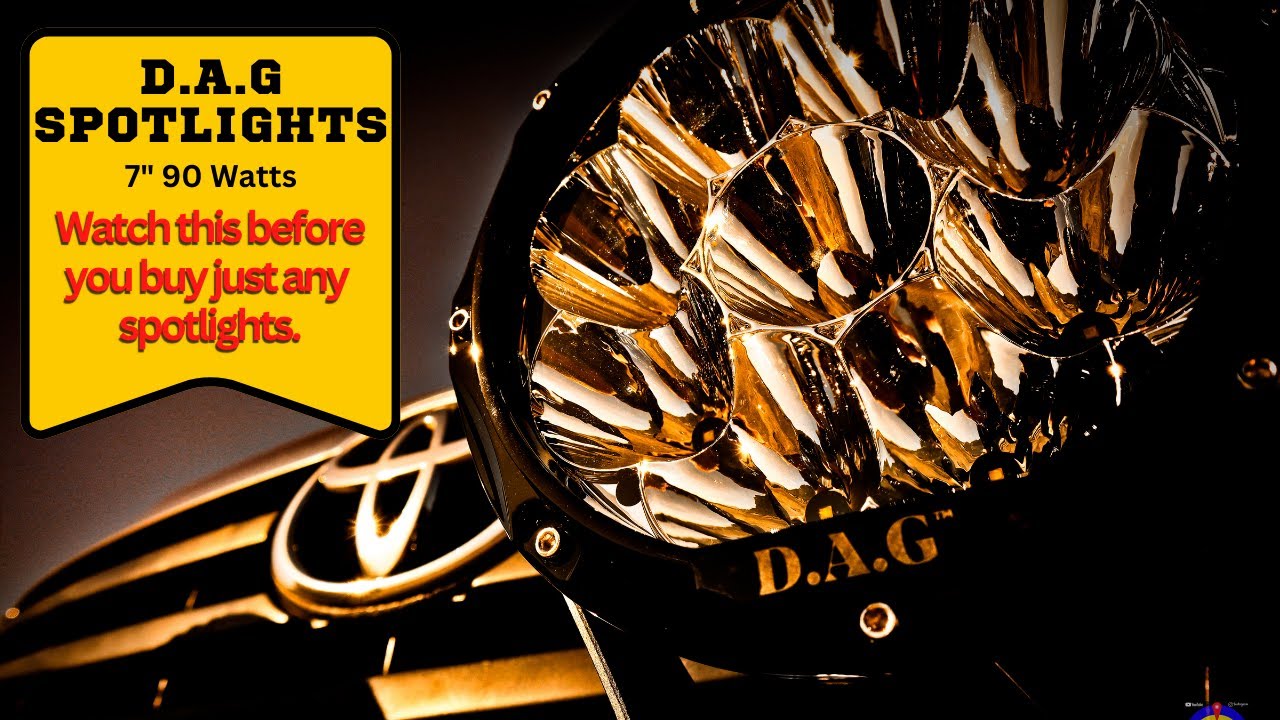 Spotlights Review 7" D.A.G. 90W YouTube