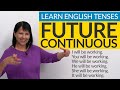 Learn English Tenses FUTURE CONTINUOUS 
