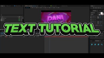 How to make TEXT in After Effects // AEP Download! (Beginner friendly)