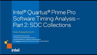 Intel® Quartus® Prime Pro Software Timing Analysis – Part 2: SDC Collections screenshot 3