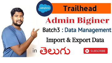 Import Data | Data Management | Admin Biginer | Trailhead | Arun