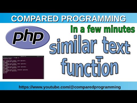 PHP string functions: