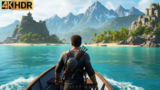 Epic Adventure Ride Inside Mysterious Island | Uncharted™ 4 Ultra Realistic Gameplay [4K60FPS]