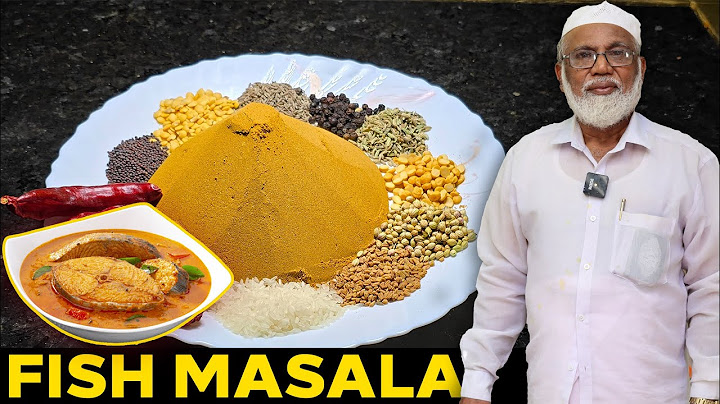 மீன் குழம்பு மசாலா பொடி | Fish Curry Masala Powder Recipe in Tamil | Home Made Fish Masala