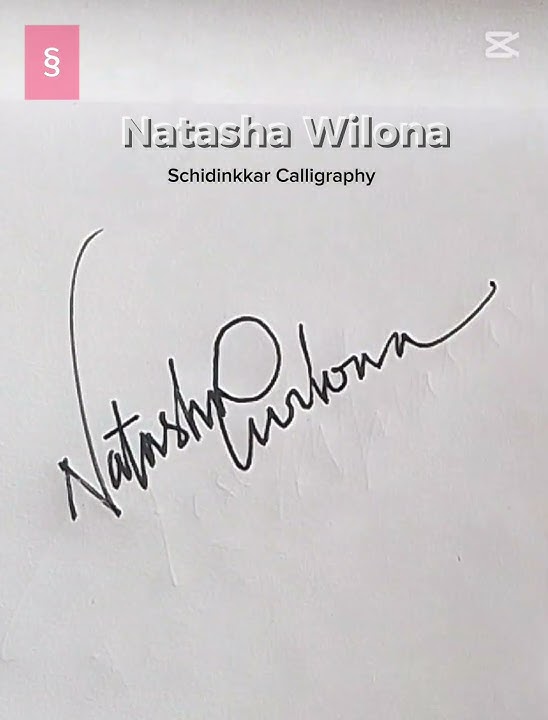 Natasha Wilona | Signature. #viralvideo #fyp #youtubeshorts @natashawilonaverrelbramast6942