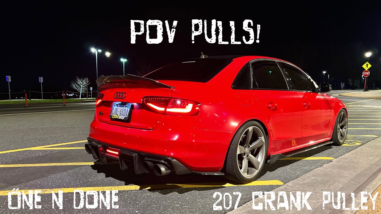 207 DUAL PULLEY TUNED AUDI S4 PULLS!