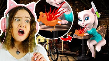 Testing The CREEPY TALKING ANGELA & TOM App for the 1st Time