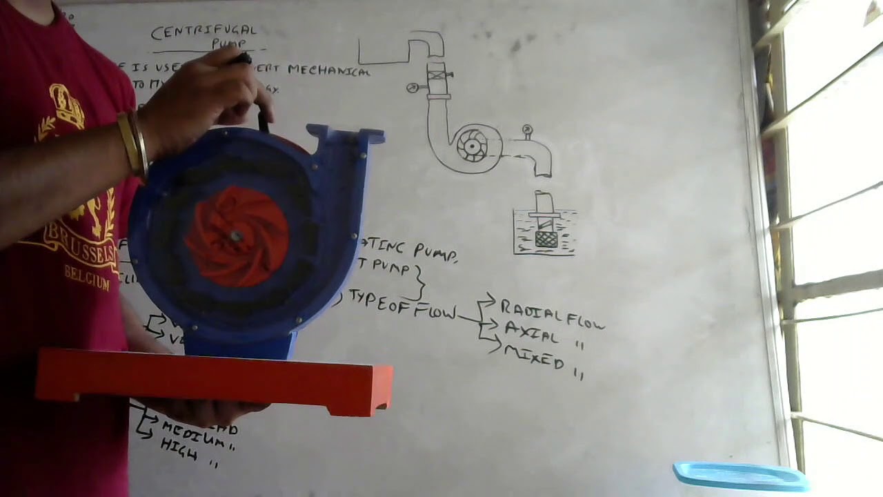 Centrifugal Pump Construction and Working Principle(4th Sem) YouTube