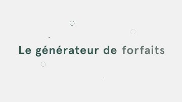 Facturation.net - Générateur de Forfaits