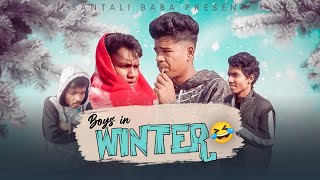 Boy's in WINTER||Santali Baba||New Santali video 2022||Santali comedy video