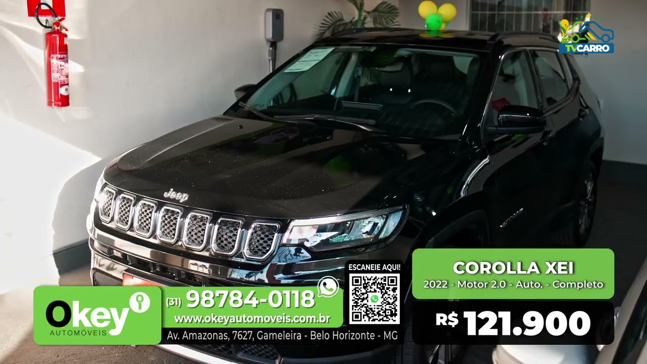 🔥 COMPASS LONG. T270 NA OKEY AUTOMÓVEIS! 🚗✨