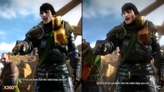 The Witcher 2 X360 Enhanced Edition vs Non-Enhanced PC HD