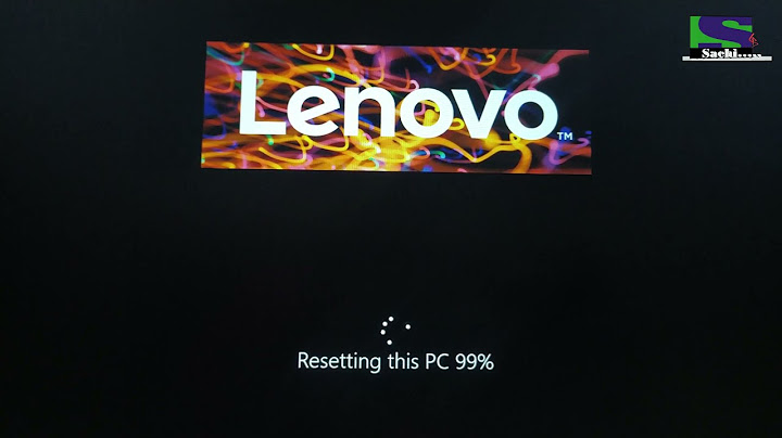 Laptop lỗi restoring your previous version of windows