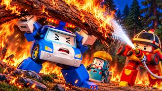 Robocar Poli Şenköyün Ziyaretçisi Poli Ve Arkadaşlarıyla Eğlenceli Çizgi Film Macerası