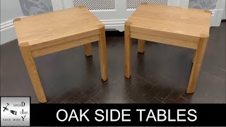 Oak Side Tables Build by Spend Time, Save Money, DIY 699 views 9 months ago 10 minutes, 5 seconds