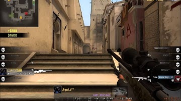 CS:GO 1v4 AWP/M4A1-S Clutch