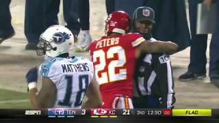 Marcus Peters Hugs Ref