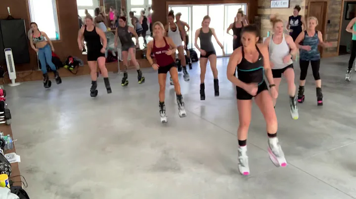 Brand New 28 min Kangoo Dance Workout with The Bab...