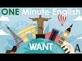 WANT TO DO vs WANT SOMEONE TO DO - English Grammar