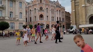 Уличные танцы. Нови Сад, 19 августа 2023.