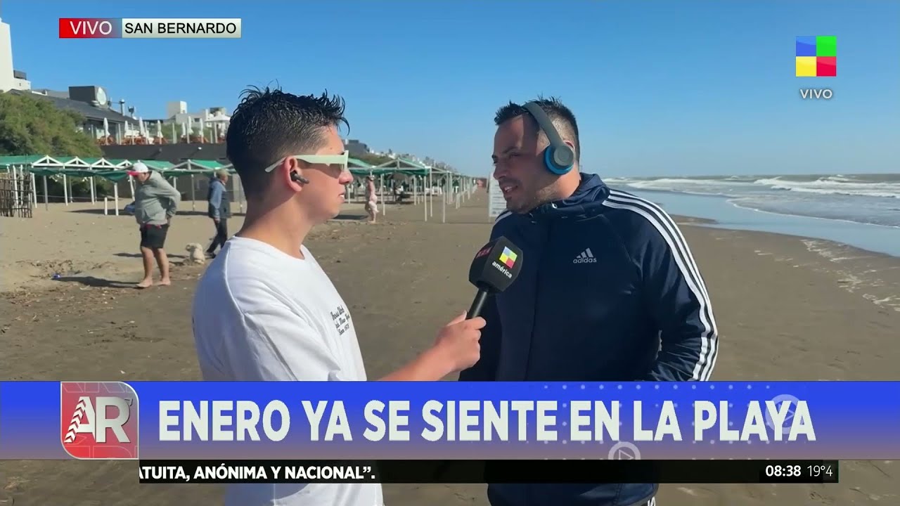 🏖️ EN VIVO DESDE SAN BERNARDO: TURISMO, SOL Y GANAS DE DESCANSAR