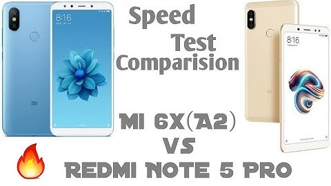 Xiaomi Mi 6x(A2) vs Redmi Note 5 Pro Speed Test [Urdu] 🔥🔥🔥