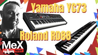 Yamaha YC73 vs Roland RD88 by MeX (Subtitles)